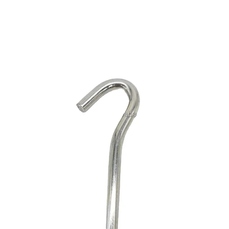 TP3113 Outdoor Travel Tent Pegs 24cm Dia5mm*L24cm Galvanized Zinc Plated Steel Iron Camping Beach Hiking Weighted Accessories