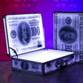 Bottle Presenter Vip LED US Dollar 100 Money Suitcase Currency Bill Carrier Box Lighted Briefcase