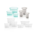 Factory Outlet Kid Snack Cup Containers Silicone Meal Prep Container Cups Reusable Food Storage Bags Set
