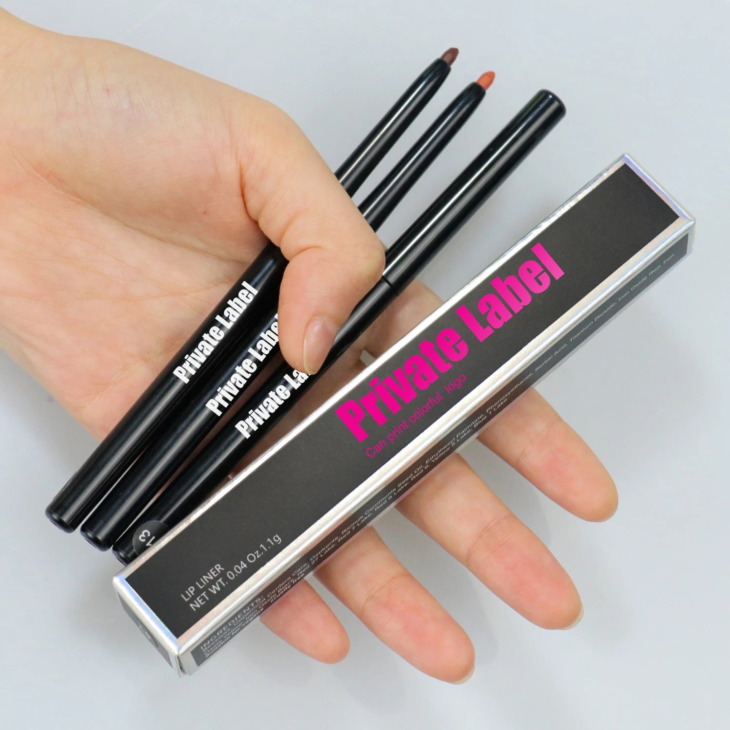 Wholesale Multi-color Lip Liner Waterproof  Vegan Lip Liner for Makeup Private Label Lip Liner