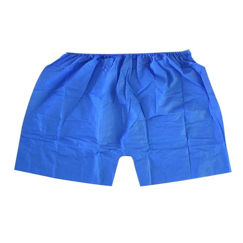 Disposable Massage Sauna Shorts Elastic Waist Individually Wrapped Fluid Resistant Waterproof and Breathable