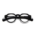 Benyi High Quality Round Blue Light Blocking Glasses Classic Vintage Acetate Optical Frame Custom Logo Eyeglasses Women Men