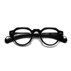 Benyi High Quality Round Blue Light Blocking Glasses Classic Vintage Acetate Optical Frame Custom Logo Eyeglasses Women Men