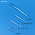 500pcs Box No C Curve Best Traceless Material Clear Natural 4XL False Nails ABS Half Cover XXL Clear Stiletto Nail Tips