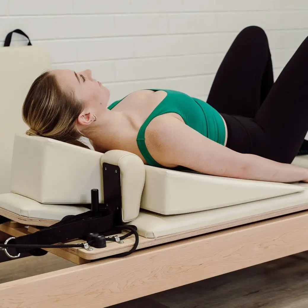 Home Studio Use Microfiber Leather Durable Non slip Pregnancy  Pilates Reformer Wedge