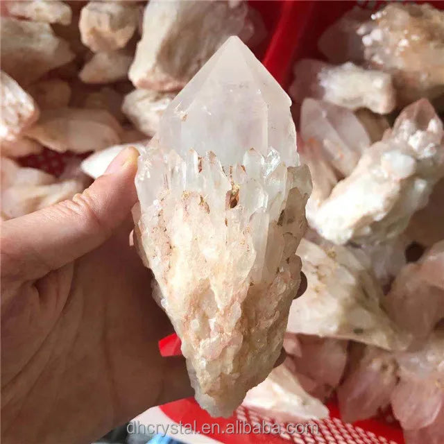 Wholesale Natural Crystal Mineral Raw Stone Pineapple Quartz Cluster Rough Raw Stone for Decoration