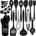 Modern Khaki Heat-Resistant Silicone Kitchen Utensils Creative Novelty Cookware Accessories for Home & Camping Cooking