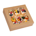 Hot Sale Custom logo PVC Window Big Cardboard Pie Packing Box for Cookie Muffins Chocolate Strawberries