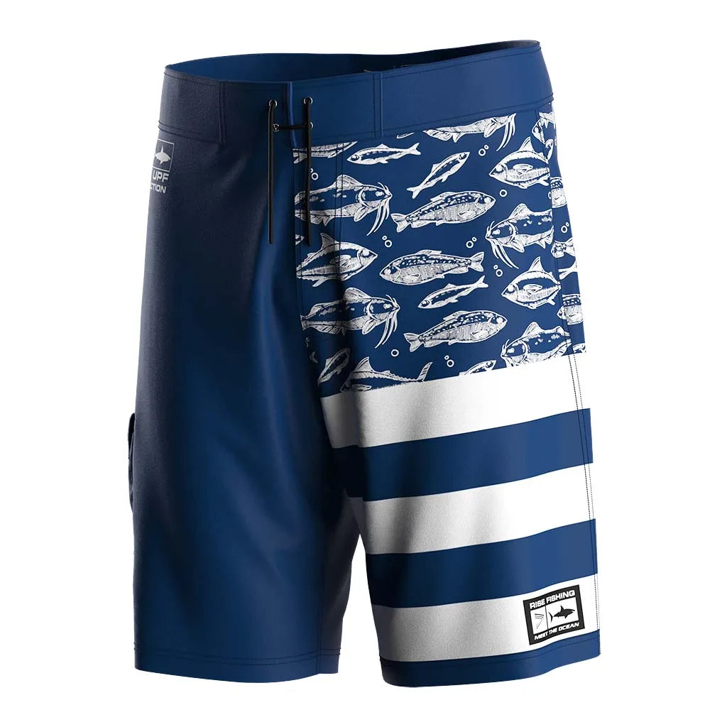 Angler's Edge UPF 50+ Fishing Shorts Breathable Four-Way Stretch Waterproof and Windproof Plus Size for All-Day Comfort
