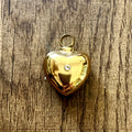 Crystal Heart Cremation for Ashes Jewelry Urn Stainless Steel Keepsake Memorial Urn Pendant Heart Necklace Funeral Charms Locket