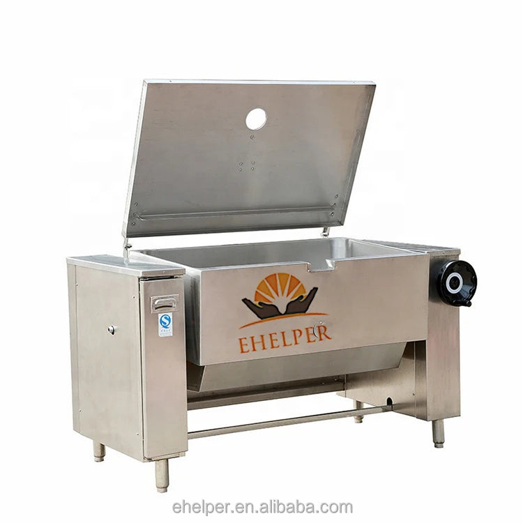 Commercial 80~320 Liters Bratt Pan Stainless Steel Tilt Skillet Machine for Giant Braising for Factory School Canteen Use