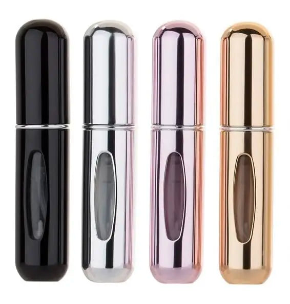 Portable 5ml Aluminum Mini Atomizer Refillable Perfume Bottle for Lotions and Toothpaste for Travel and Wholesale