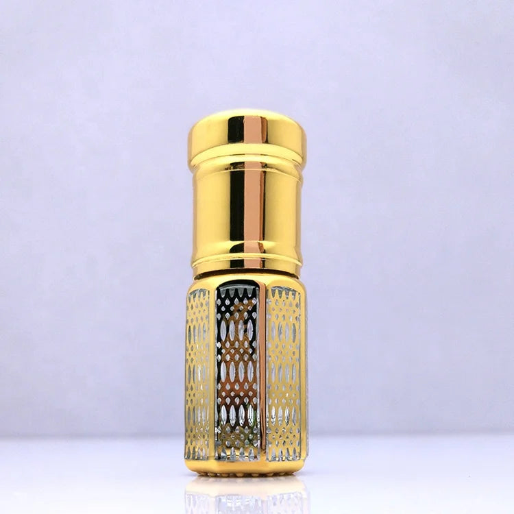 Octagon New Design Roll on Fancy Oud Oil Bottle Oud 3ml 6ml GOLD Bottle