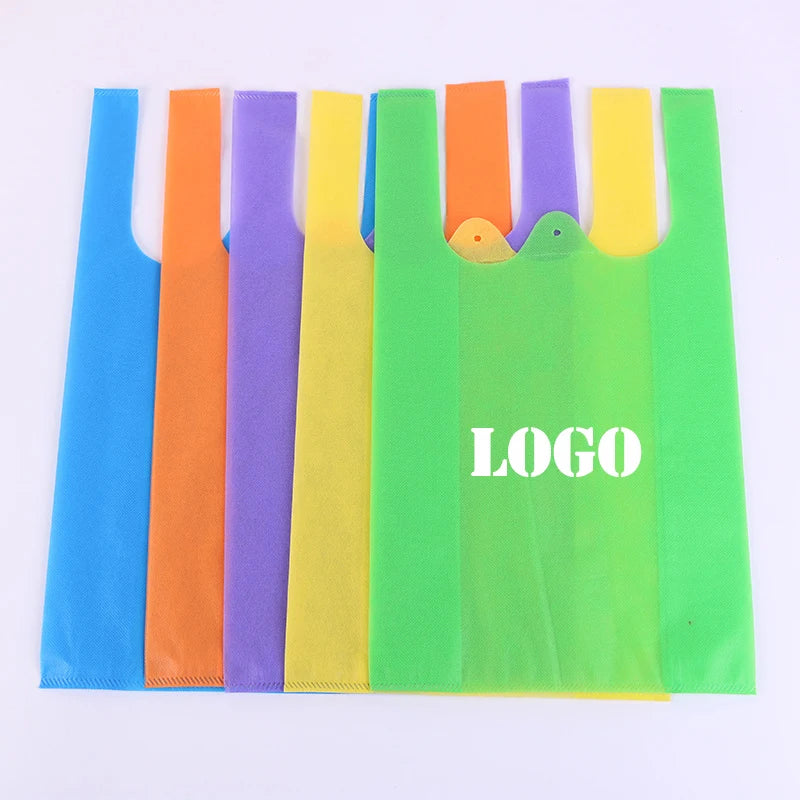 Wholesale Custom Eco Non Woven Die Cut Bag Promotional Non Woven Dust Bag Reusable Custom Logo Eco-Friendly Non Woven Suit Bag