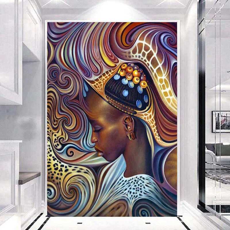 DIY 5D Wholesale 30*40CM Diamond Painting Square/Round Drill Cross Stitch Picture of Rhinestone Portrait for Home Decor Gift Set