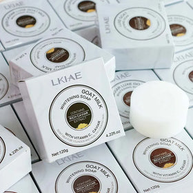 Private Label Handmade Vegan Anti-acne Caviar Goat Milk Bar Soap with Coconut Oil 200g for All Skin Types