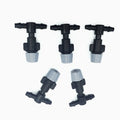 Plastic Fog Nozzle Garden Mist Sprinkler With 4/7mm Tee Connector Greenhouse Mist Irrigation Nozzle