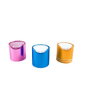Aluminium-Plastic Top Cap PP Press Disc Design for Shampoo Dispensing Cosmetic Packaging Press Disc Top Cap