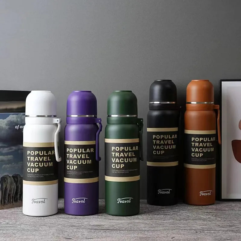 Reusable 650ML/850ML Stainless Steel Termos Water Bottle Vacuum Insulated Cup Thermal Glass Vacuum Flask With Portable