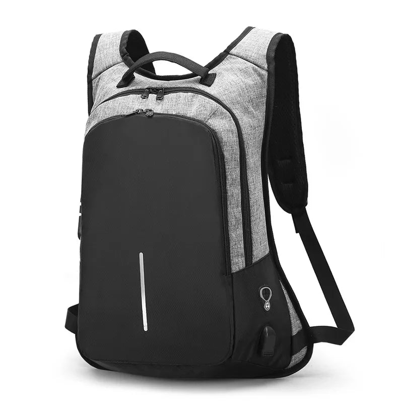 Travel Laptop Backpack Water Resistant Anti-theft Bag with USB Charging Port and Lock Large Capacity 17 Inch Computer Bagpack