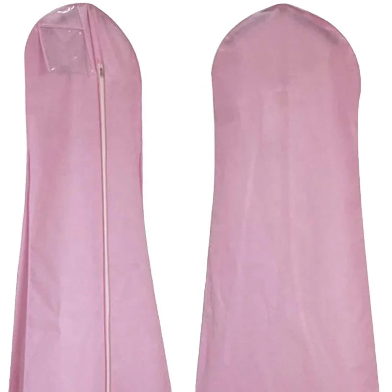 China Manufacturer Wholesale Excellent Quality Large Capacity Pink Cover Dress Wedding Bridesmaid Garment Bag Dress Cover