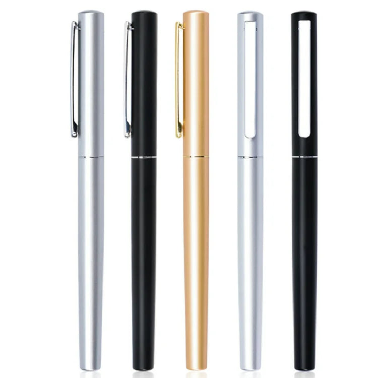 2025 Popular Black Silver Gold Ballpoint Pen with Custom Logo Novelty Roller Metal Ball P Rose Gold Business Gift