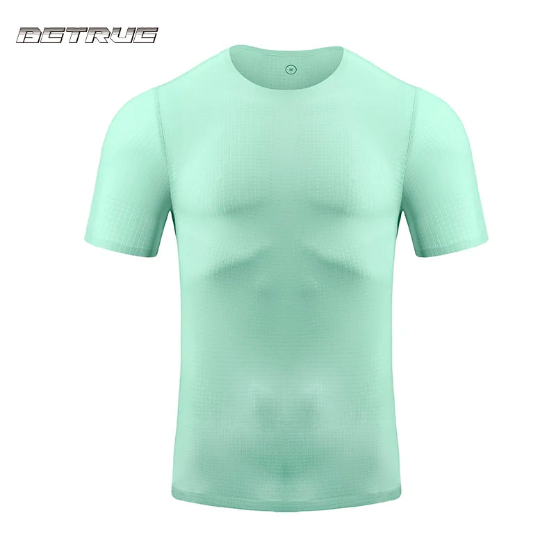 Breathable Quick Dry Lightweight Running T Shirt Loose Fit Dynamic Sweat Wicking Sportswear Gym Wear