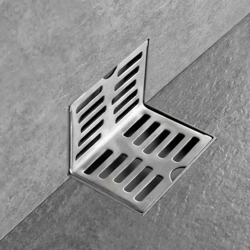 SUS304 Stainless Steel L Shaped Side Row Bathroom Shower Floor Drain | Odor-Proof Fast Drainage Multi Function