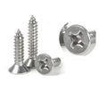100% Factory Direct Sales Galvanized Carbon Steel DIN 7982 Flat Head Self Tapping Screw
