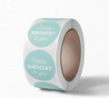 2.25 X 1.25 Vinyl Waterproof Adhesive Sticker Customized Shipping Labels Price Tags Makeup Tools Cosmetic Perfume Toothpaste