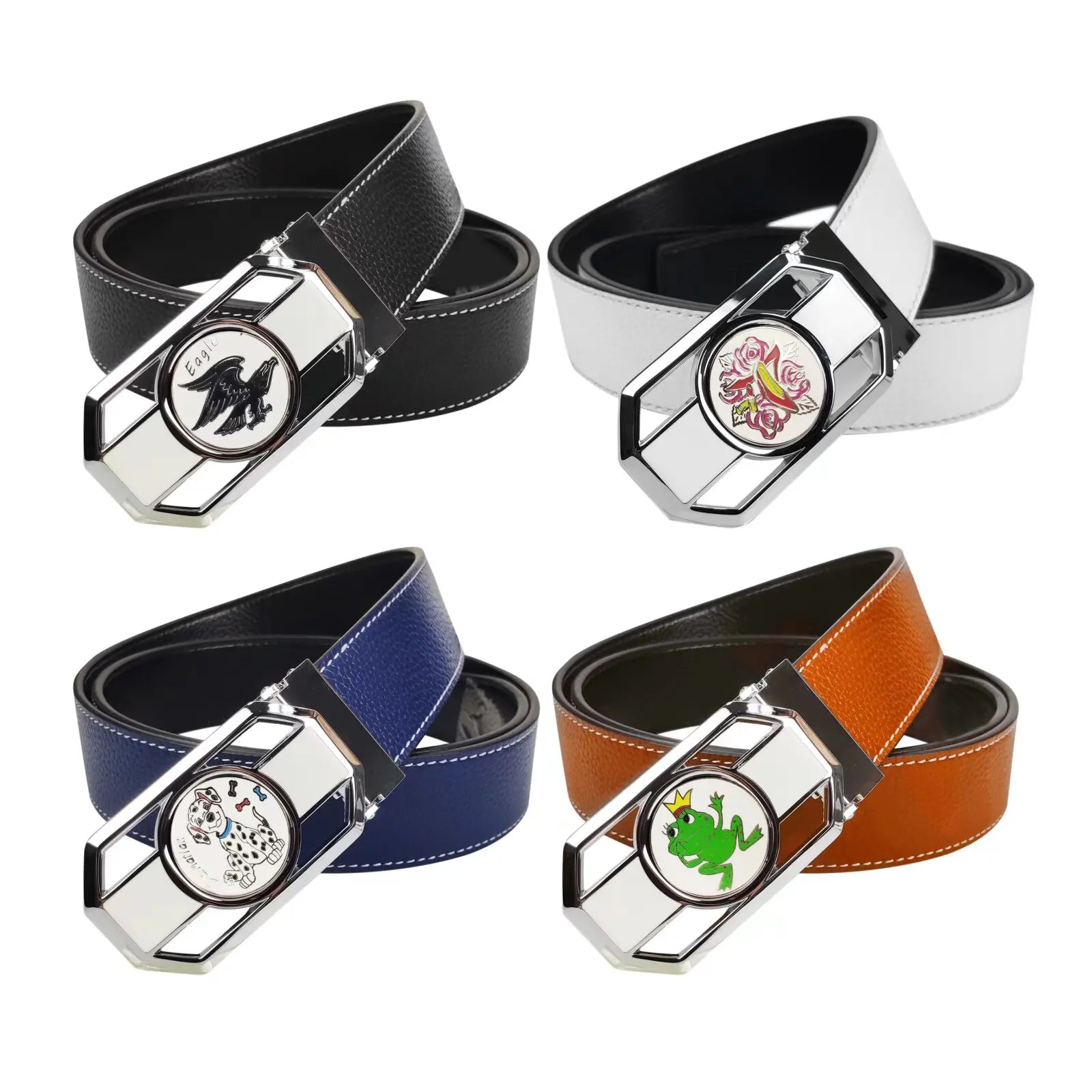 Outdoor Wide Width Zinc Alloy Buckle Stylish Lightweight Outdoor Golf Belt with Ball Marker Golf Belts Men with Ball Merker