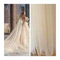 YS-008 100%Polyester 50A Soft Silk Tulle Mesh Fabric Wedding Mosquito Net Fabric(High Density)