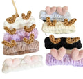 New Style Winter Deer Angle Elastic Hair Bands Plush Pine Tight Face Hairbands Washing Headbands for Women Hair Accessories