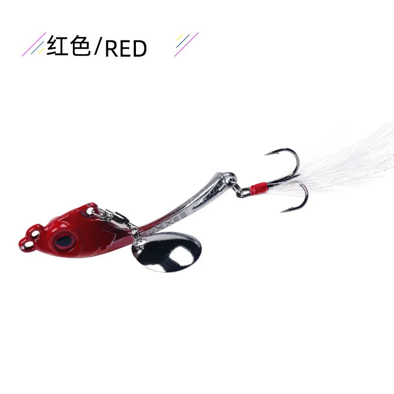 Bass Lure Fishing Vibration Action Long Casting VIB Fishing Lure Metal Bait Jigbait With Blade