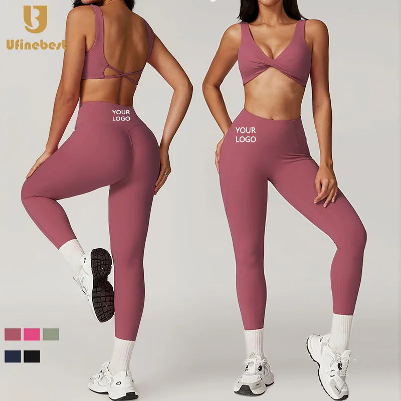Loungewear Ropa Interior Mujer Yoga Suit Women Legging Set Running Workout Set Outdoor Activewear Sports Wear Gym Fitness Sets