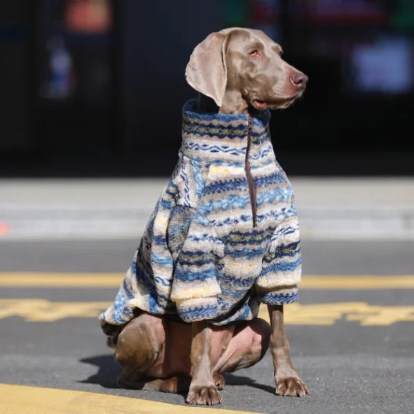 Large Dog Thin Spring and Autumn Sweater Lamb Fleece Sweatshirt for Pet Plus Thick Fleece Warm Dog Winter Coat