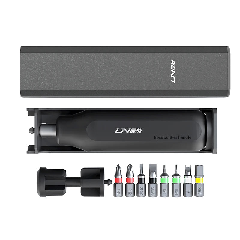 GLEDE Rechargeable Multipurpose Magnetic Bits Screwdriver Tool Set DIY Computer Repair and OEM Customization Supported