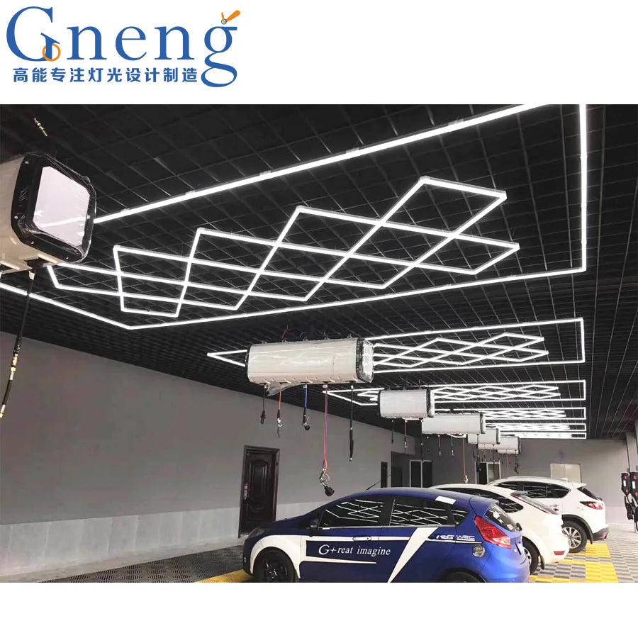 Professional Auto Detailing Car Showroom Garage Lights High-end LED Workshop Light Ceiling
