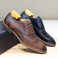 Morili High End Fashion Block Carved Business Casual Oxford Shoes Business Shoes for Wedding Banquet for Mens MSH09