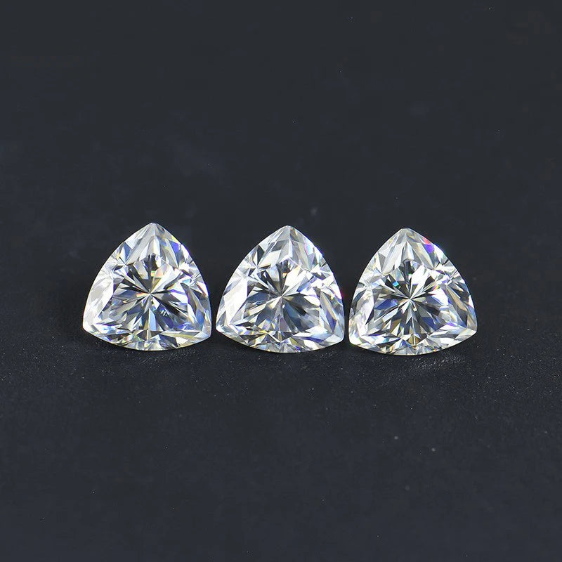Trillion Shape 3.0mm ~ 10.0mm Synthetic Stone White D Color VVS Gemstone for Making Jewelry Moissanite Diamond