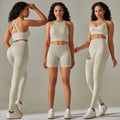 Workout Clothing Yoga Suit SEAMLESS Yoga Leggings Running Women Sportswear Yoga Sets Plus Size Women's Clothing Gym Fitness Sets
