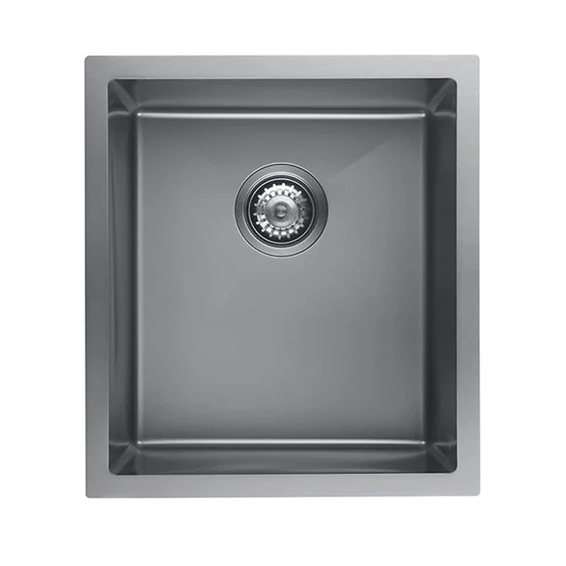 Black Home Use Mini Single Bowl 304 Stainless Steel Under Mount Small Bar Sink