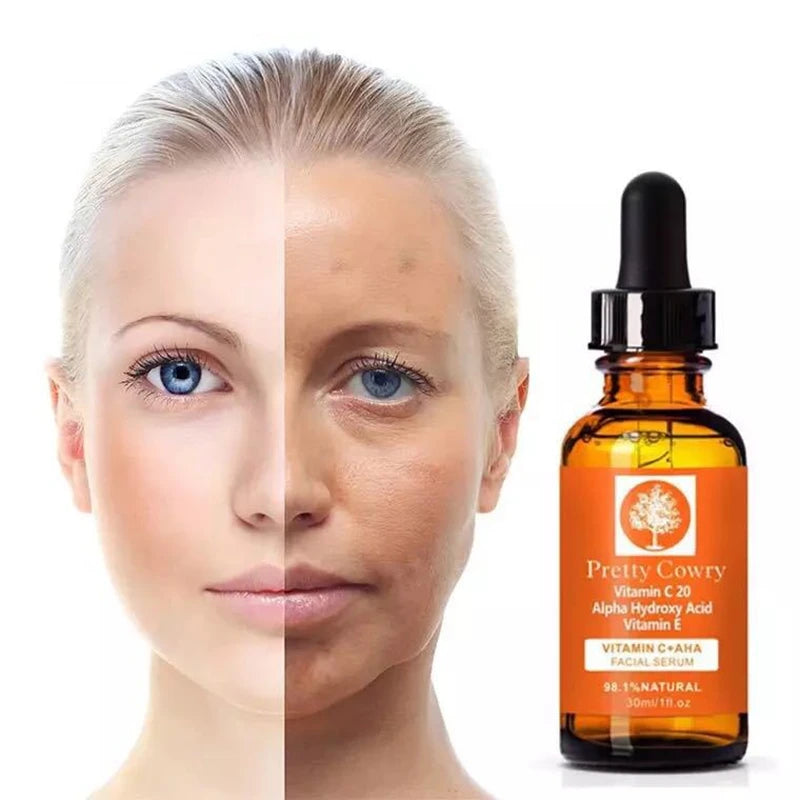 Vitamin C Serum for Face Skin Care Anti-Aging Anti-Wrinkle Natural Whitening Face Serum with Hyaluronic Acid Vitamin E