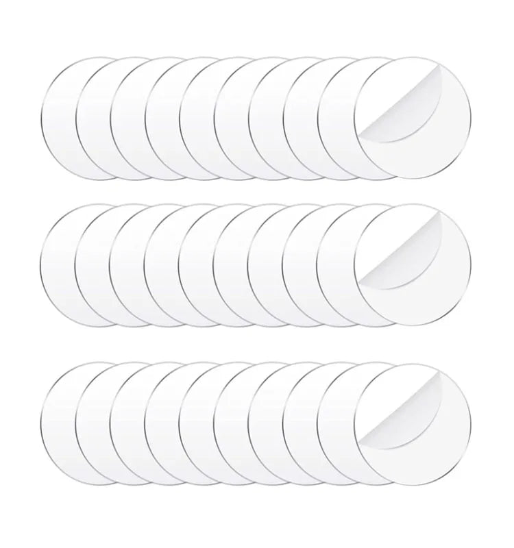 Round Clear Acrylic Circle Blank Transparent Acrylic Disk Circle Plastic Disc Acrylic Sheet Blank for DIY Craft