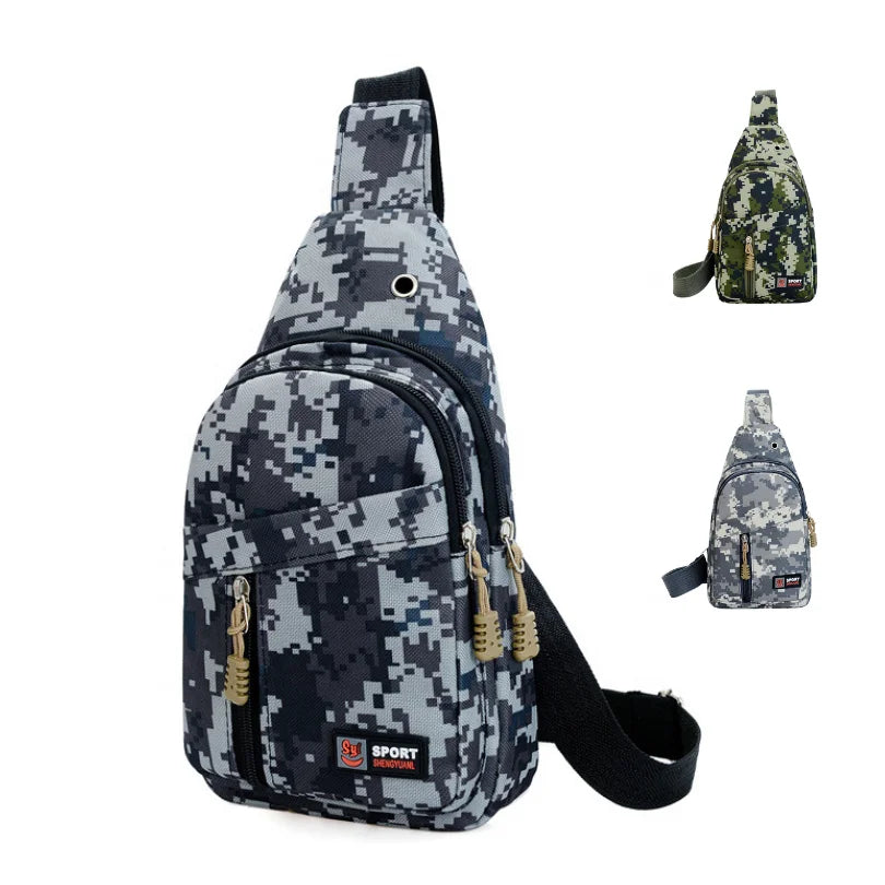 Leisure Couples One-Shoulder Bag Tactical Outdoor Sport Camping Hiking Sling Chest Bag Boys Sling Bags