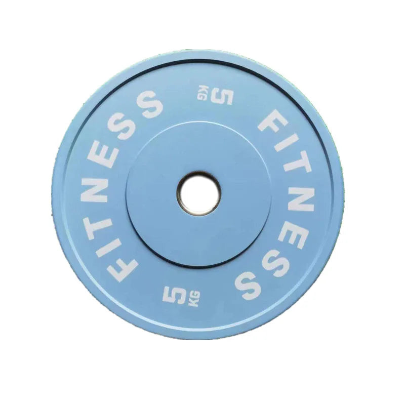Rubber Coated Weight Plate Customized Macaron Barbell Bumper Plate GYM Women Weightlifting Plate 5kg 10kg 15kg 20kg 25kg