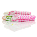 5pcs in 1set 30*30cm Striped Microfiber Kitchen Cloth Kitchen Dish Cloth