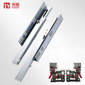 2D 3D Hidden 3-fold Full Extension Drawer Slide Telescopic Channel Drawer Guide Under the Installation of Hidden Drawer Slide