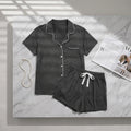 Fung 6058 Customized Women Jersey Pajama Set Short Sleeve 2 Piece Spring Daily Home Wear Clothing