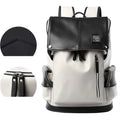 0801 Custom Logo Wholesale Fashion Attractive Vintage Trendy Design Retro PU Leather Mens Laptop Bags Travel Business Backpack